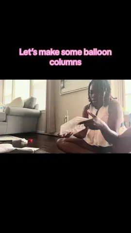 Decorate With Me:Balloon Decor Edition#balloondecor #balooncolumns #balloonbackdropideas #fyp #sicklecellwillnotdefeatme💜 