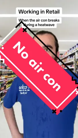 I’m getting a tan… INDOORS!! #retailtiktok #retaillife #retailbelike #worklife #job #customerservice #customersbelike #heatwave #aircon #broken #funny #relatable #skit #sketch #sketchcomedy #craignotcreg #fypシ 