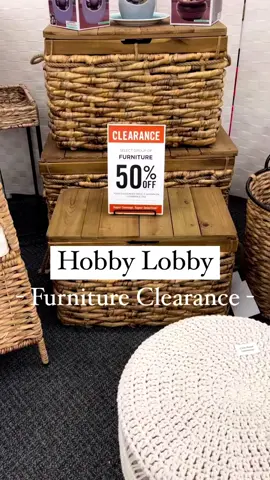 Here is what I found @hobbylobby for their 50% off ‘select furniture’ clearance sale! Selection will vary by location.. if you go tag me and I will share your finds! Don’t forget to tag a friend so they know about this sale too 💛 #hobbylobby #hobbylobbyfinds #hobbylobbyclearance #clearance #clearancefinds #clearancecommunity #budget #budgetfriendly #furnituresale #salealert 