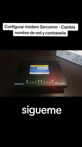 Configurar red de módem Sercomm #AprendeEnTikTok 