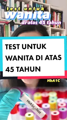 usia 45 Tahun cek apa aja sih?  #menopause #perimenopause #hba1c #trigliserida #vitaminD #vitD #vitamin #lingkarpinggang #lingkarperut #insulin #insulinresistance #belajarbareng #niken #functionalmedicine #nikentantyosudharmono #kenskincare 