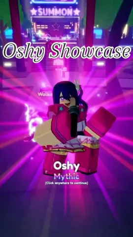 Oshy Showcase ! 🎤 #animeadventures #animeadventuresroblox #showcase #roblox #robloxfrance #anime #powblo #oshy #aihoshino #oshinoko 