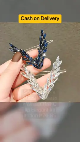South Korea's Metal Rhinester Wheat Hair Clip Elegant Imitation ₱76.85 #affiliatetiktok #affiliatemarketing #affiliatemarketingforbeginner #affiliate 