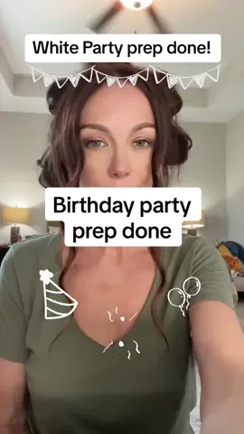 Birthday party prep done! 