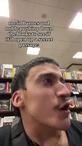 the things i think of lmaooo #fyp #foryou #barnesandnoble #books #secretpassage #portal #funny 