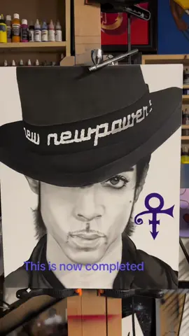 Another one down #airbrush #blackartists #iwata #cali #blackart #FYP #prince 