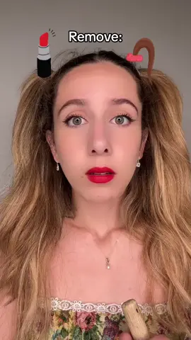 #POV: You have to choose between removing your pony tails or your lipstick..