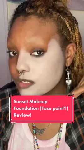 #stitch with @Sunset Makeup  calling my cosplayer, makeup enthusiast, and alternative followers to let u know we offically have a good foundation face paint combo on our hands 😆‼️ #sunsetmakeup 