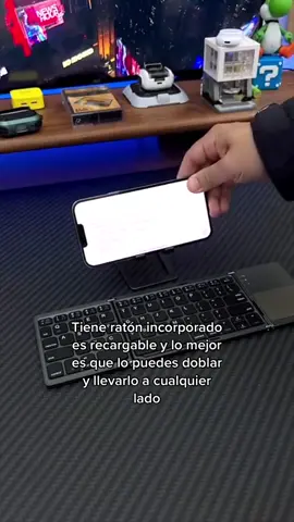 Increíble teclado plegable portatil, envío gratis a por tu compra #accesoriosparacelulares #guatemala🇬🇹 #tecladoportátil #viralvideo #fypシ 