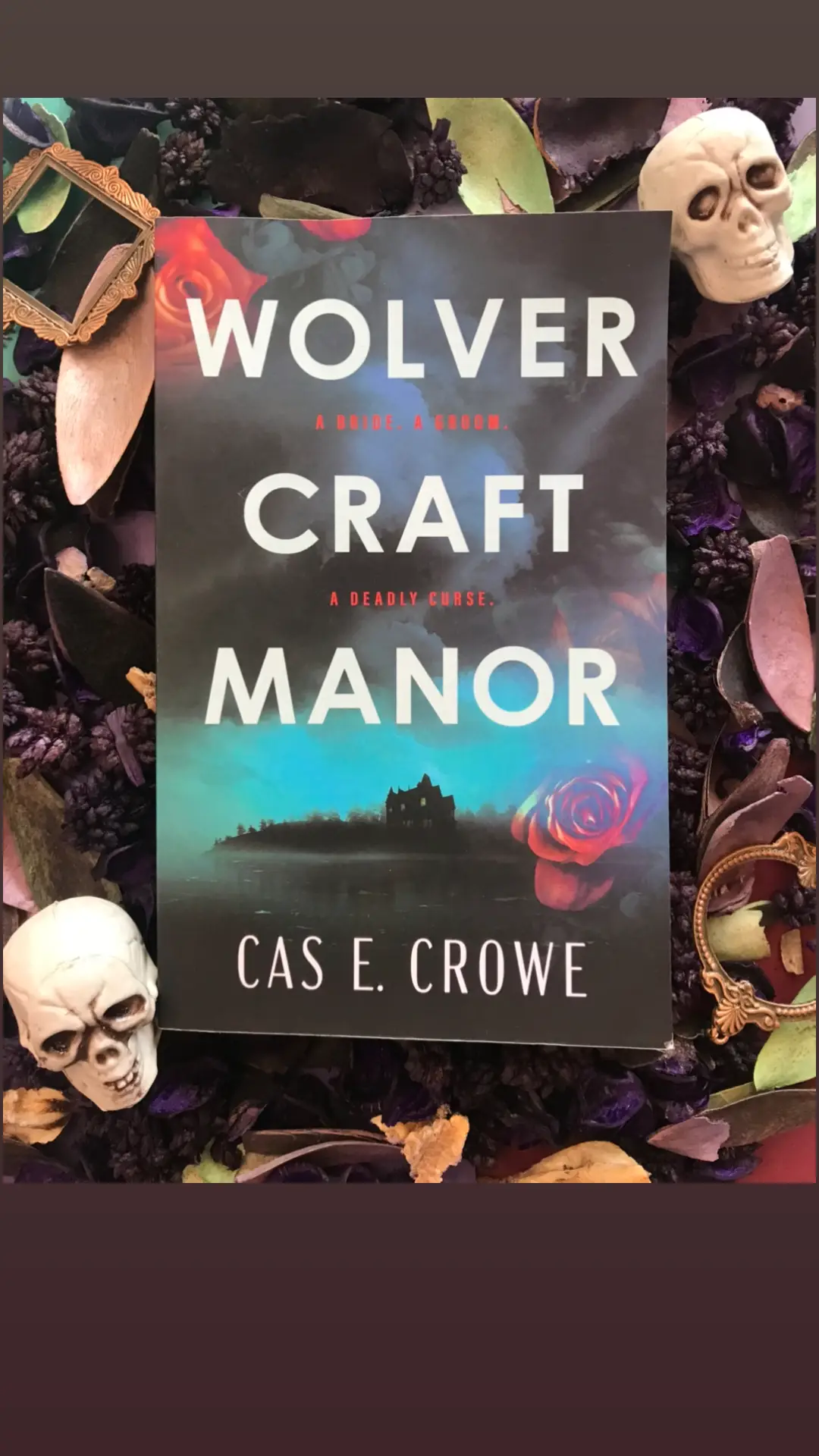 A bride. A groom. A deadly curse.  Forced to attend her brother's wedding, Saige Wolvercraft returns to her ancestral home, the house where her mother took her own life. Wolvercraft Manor is haunted. Or at least it is for Saige. The rest of her family thinks she's nuts-a diagnosed handful. Worse, her ex-boyfriend and successful rock star, Jasper Young, is attending the wedding, and he's the only one who believes her.   When Saige learns that a string of family deaths has occurred in the house over the last two centuries, she realises the supernatural is involved with the manor's dark history. Not only does her bedroom window opens mysteriously on its own, but cries echo from the attic, and a seance goes disastrously wrong.   After a storm moves in, cutting off the family's contact with the outside world, the bride starts behaving strangely. It's time for Saige to investigate. The problem is she needs Jasper's help.   As Saige and Jasper are drawn closer together and uncover more of the house's secrets, they learn that something evil walks Wolvercraft's halls... and it's coming for all of them. Wolvercraft Manor is now available at all online book retailers 😊 #BookTok #readertok #gothicromance #horrorromancebooks #gothichorrorbook 