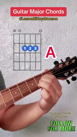 Guitar Major Chords #LessonNiKuyaBronson #guitartok #guitartutorialforbegginers #guitar #acousticguitar #fyp #guitarlover #Tutorial #guitarchords #Gitara #Acoustic 