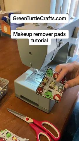 #greenturtlecrafts #SmallBusiness #sewing #tutorial #makeupremoverpads 
