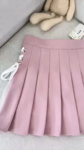 Korean version high waisted plain pleated skit skater tennis skirt#fashion #tkmademebuyit #foryou #fyp 