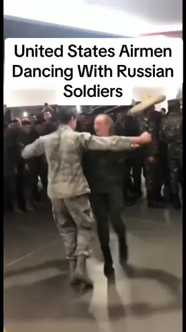Watching this video of United States Airmen Dancing with Russian Soldiers is a reminder for me that we have a lot more in common with other human beings than we sometimes believe, regardless of country. #fyp #fypシ #foryou #foryoupage #miltokcommunity #miltok #military #army #navy #airforce #marinecorps #usmarines #marine #coastguard #spaceforce 