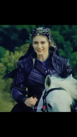Queen Bala🥰 x Osmanbey🔥||Amazing Horse Riding||#tiktok #viral #status #Attitude #foryou #Editez #balahatun #osmanbey #kurlusosman #CapCut 