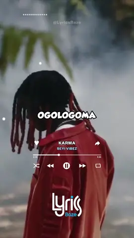#lyrics #seyivibez #karma 