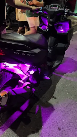 Honda Click 160 Complet SETUP🔥 #motorcycle #motovlog #motorlights #underglowlights #underglow #hondaclick160 #click160 #motoraccessories #fyp #fypシ 