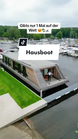 Würdest du hier gerne leben? 🤨🏡🛥️ #hausboot #immobilien #bootstour 