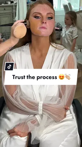 Trust the process 😍👏🏼  #alabamamakeupartist #weddingtiktok #bridalrobe #weddinggetreadywithme #fullglammakeup #weddinghair #bridalmakeupartist #hollywoodwaves #glammakeup #bridalmakeupartist #weddinghair 