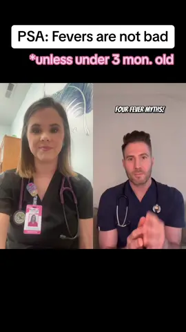 #duet with @Dr. Joe, M.D. 🩺      Think of fevers as a built in “antibiotic.” Your child’s bodys natural way of responding to & fighting off infection. Remember to treat the patient (your kiddo) not the number. If your child is running around playing with a 102 temp, let it run its course. If they act irritible or miserable, treat them. #fever #pediatrics #urgentcare #pediatricurgentcare #nursepractitioner #womanownedbusiness #kids #fypシ #fyp #afterhoursclinic #washyourhands #illness 