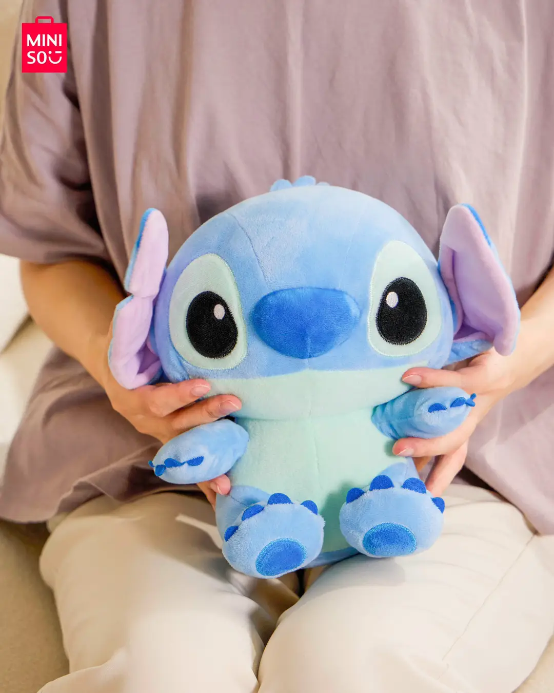 💙I like Stitch!! #miniso #minisoplush #minisosummervibes #stitch #stitchday #disney100 #fypシ 