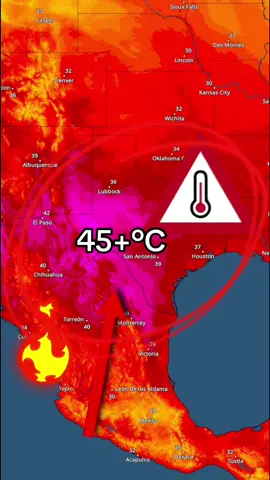 ⚠️ Des millions d’Américains sont concernés par une chaleur dangereuse d’ici les prochains jours. #meteoeradar #wetteronline #meteoetradar #tiktoknews #usa #texas #heatwave #hot #extremeweather #viralvideo #forecast #fypage #fypシ 
