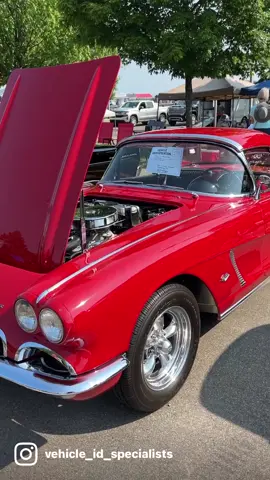 1962 Chevy Corvette- unusual factory VIN location used on 1960-62 Vettes #stignacecarshow2023