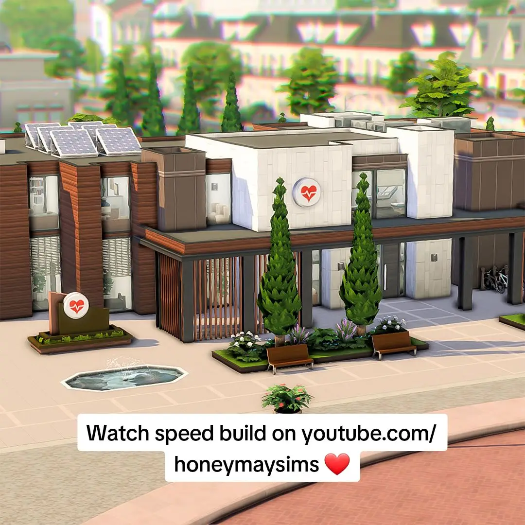 I made a new Willow Creek Hospital, used for the active doctor career or when having a baby 👶 🏥 Watch speed build on youtube.com/honeymaysims || Gallery ID: honeymaysims  To replace the lot, go with your sim to work in the doctor career or when having a baby. Press CTRL + Shift + C if on PC or Command + Shift + C if on Mac, and type in bb.enablefreebuild and click ENTER. Then you can go into build/buy mode and replace the lot like you usually do 😊 #TheSims #speedbuild #Simstok #TheSims4 #EAPartner #EA #Sims #ts4 #simsbuild #simsbuildideas #sims4build 