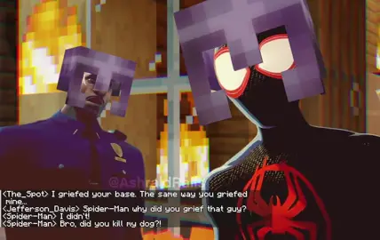 Bro it's a canon event (this took me AGES to make so pls share) #acrossthespiderverse #meme #memes #atsv #minecraftmemes 