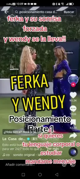 #wendyguevara le dice a #ferka #lenguajecorporal #lacasadelosfamososmx 