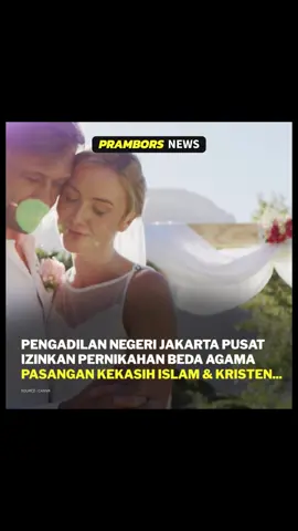 Ternyata di beberapa daerah di Indonesia juga udah dijalanin loh, Kawula Muda! Kawula Muda, Pengadilan Negeri Jakarta Pusat (PN Jakpus) mengizinkan pernikahan beda agama di antara dua pasangan kekasih Islam dan Kristen. Penetapan tersebut telah diketok hakim Bintang AL dengan mendasarkan alasan sosiologis, yaitu keberagaman masyarakat. Selengkapnya di PramborsRadio Apps atau klik link di bio ya. #PramborsNews