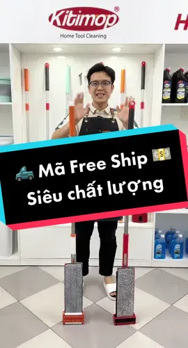 Có mã freeship ngon, tranh thủ săn cây lau nhà luôn mọi người ơiiii 🤩🤩🤩 #caylaunha #bolaunha #caylaunhatuvat 