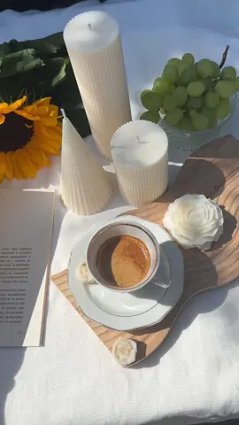 Morning with cup of coffee, book and our amazing candles ✨🥰☀️#soywaxcandles #sculpturalcandles #homedecor #livingroomdecor #uniquecandles #coffeetime #booklover #SmallBusiness #fypシ 