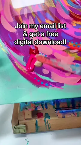 Sign up for my email list and ill send you a FREE digital download! #acrylicpainting #acrylicartist #acrylicpaintinginspiration #acrylicpaint #abstractacrylicpainting #uniqueart #colorfulartwork #artist #wfh ##onthisday 