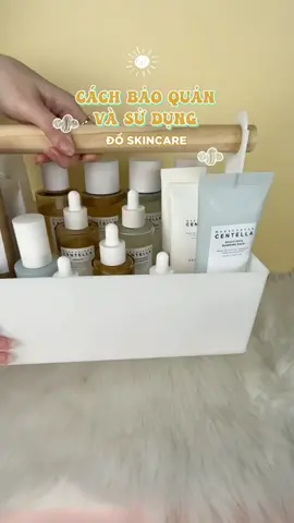 Tips bảo quản và sử dụng các items nhà #SKIN1004 #madagascar #centella #skincare #tiktok #fypシ #trending 