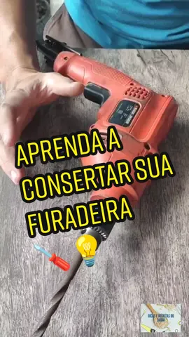 sua furadeira parou de funcionar de uma hora pra outra, aprenda a consertar sua furadeira. #furadeira #conserto #furadeiraquebrada #superdica #dicaincrivel 