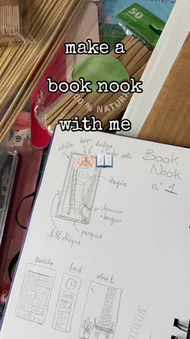 Les tiktoks « création de Book Nook » m’ont motivée 🤩 #booknook #BookTok #lecture #creative #fypシ #CapCut 