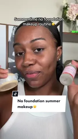 It’s literally 100 degrees in Texas lol. I can’t bother with foundation right now  Products Used: @Good Molecules hyaluronic acid serum @IT Cosmetics bye bye breakout salicylic acid acne serum It Cosmetics confidence in a cream moisturizer @laneige_us lip glowy balm @elfcosmetics brow lift Elf Cosmetics brow pencil Elf Cosmetics camo concealer @Fenty Beauty eaze drop blurring skin tint  @Sephora Collection microsmooth powder @Juvia’s Place bronzed duo @Milani baked blush Juvia’s Place lux lip liner @revlon super lustrous lip gloss