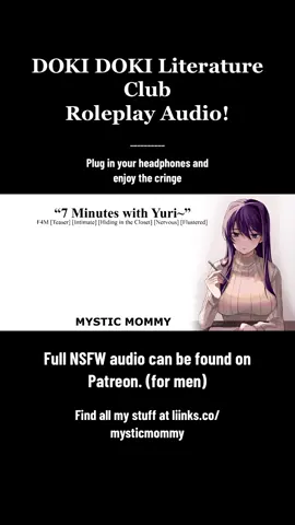 Mystic Mommy on Youtube! Join the discord for free audios. #ddlc #yuri #ddlcyuri #yuriddlc #audio #audioroleplay #roleplay #anime #f4m #asmraudio #asmr 