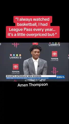 Do you agree #nbaleaguepass #amenthompson #houstonrockets #NBA 