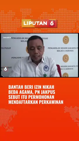 Ramai nikah beda agama diizinkan, begini penjelasan Humas PN Jakpus. #pernikahan #nikah #nikahbedaagama #pernikahanviral #pernikahanbedaagama #marriage #married #jakarta #jakartakeras #jakartapusat #jakartaviral #newssctv #liputan6siang #liputan6pagi #sctv #berita #fypindonesia #fyp #tiktokberita  #beritaditiktok #beritaterkini #beritaviral #viral #viraltiktok #viralvideo #viralvideos #viralvideotiktok