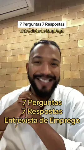7 perguntas e 7 respostas para entrevista de emprego! #dicas #entrevistadeemprego #criadordeconteudo #tiktok #fy #vagadeemprego 