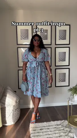 Floral dresses are never a bad idea for summer and this PLT dress is literally worn every summer trust me  #summeroutfit #fashiontiktok #outfitideas #ootdinspo #blackgirltiktok #summerdress #SummerFashion 