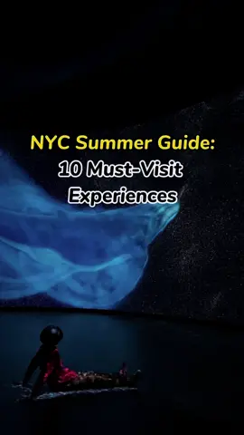 NYC summer guide: 10 must-visit experiences! Which one would you visit?  #nyctop3 #thingstodonyc #funinnyc #nyctravelguide 