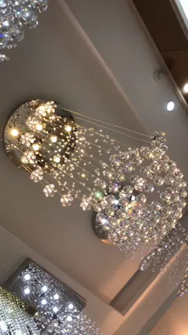 Phube stair light foyer crystal chandelier luxury crystal chandelier #foyer#staircaselight #interiordesign #luxurious #crystals #large chandelier 