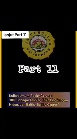 Kuliah umum Roky Gerung 