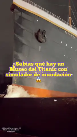 A nosotros ma parte de ma inundación nos da un toque de miedo la verdad 😅 #museodeltitanic #titanic #titanicmuseum #parati #travel #myheartwillgoon 