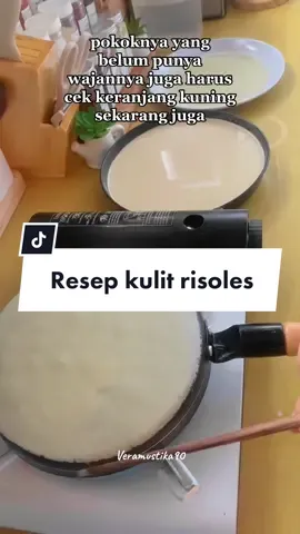 Replying to @LIBRA ♎🥰   yuk cobain resep kulit risolnya #wajankwalik #wajankulitrisoles #wajanwalik #wajanantilengket #kulitrisoles #kulitrisolantirobek #resepkulitrisol #reseprisol 