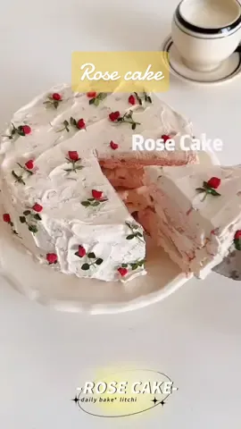 Rose cake without roses😂But you can eat lychees😍🥰#fyp #litchi #cake #strawberry #EasyRecipes #bakery #food #baker #homemade #dessert #Foodie #cakedecorate #cakes #yummy #foodporn #delicious #sweet #Love #cooking #foodstagram #homebaker #deliciousrecipes #instadaily #easyfood #delish #goodfood