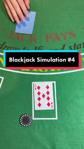 Theres only ☝️ way to play Blackjack 🥱 #blackjack #basicstrategy #playtowinth #blackjackathome #strategygames 